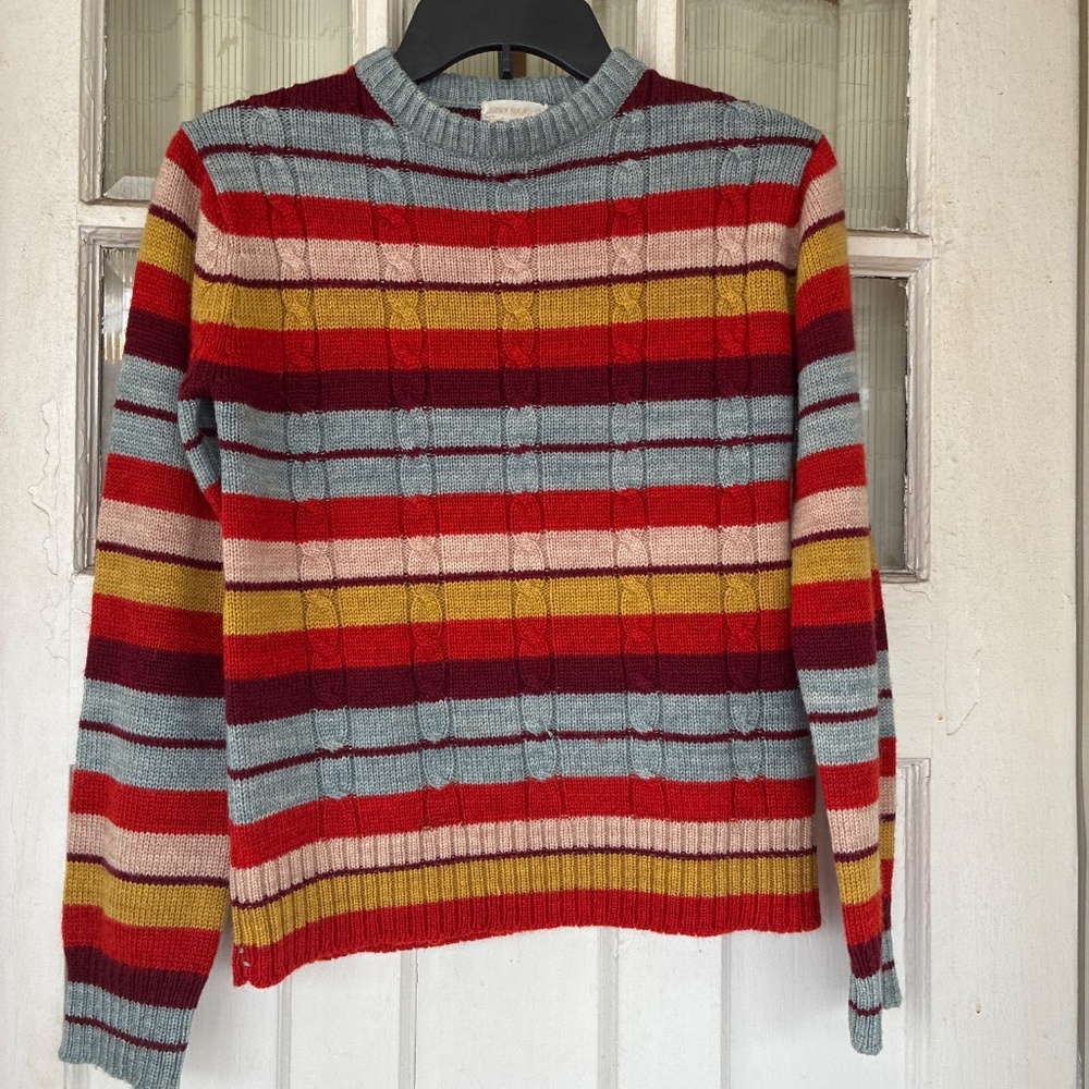 Vintage 70’s Exclusive Imports size M Striped Sweater in great condition - Picture 3 of 3